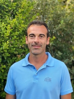 Olivier Lerat, dirigeant général piscine Adonis